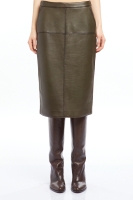 Юбка кожаная
