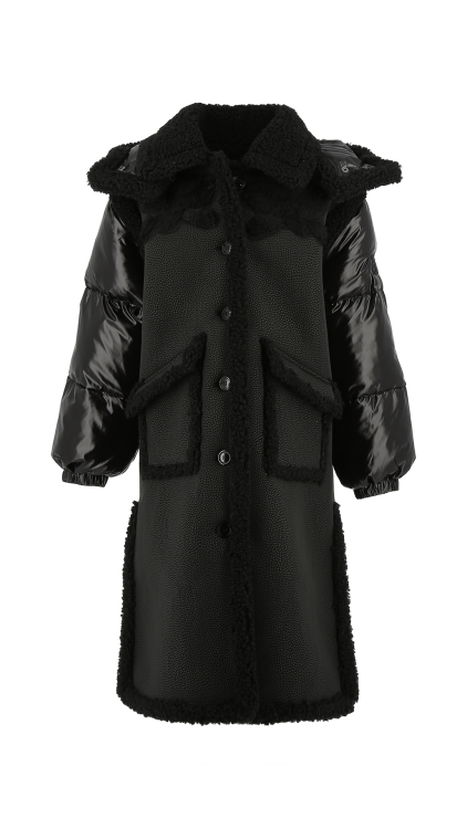 Пальто утепленное