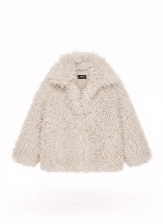 Шуба из экомеха