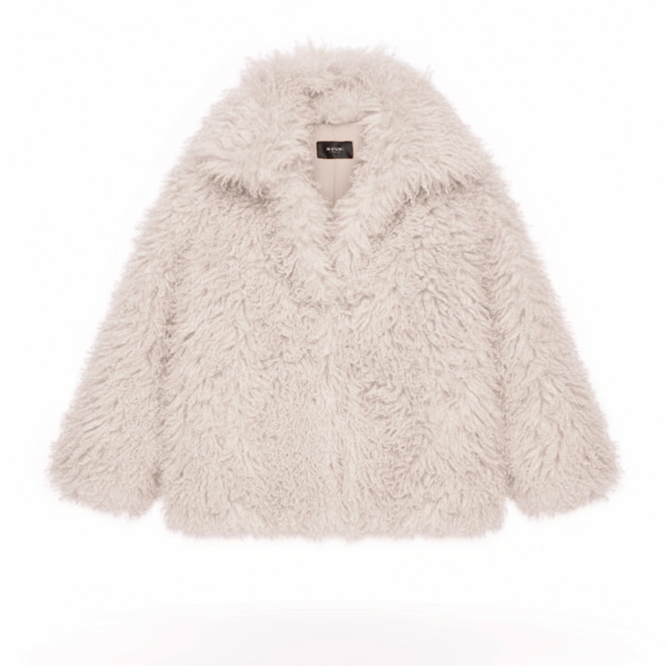 Шуба из экомеха