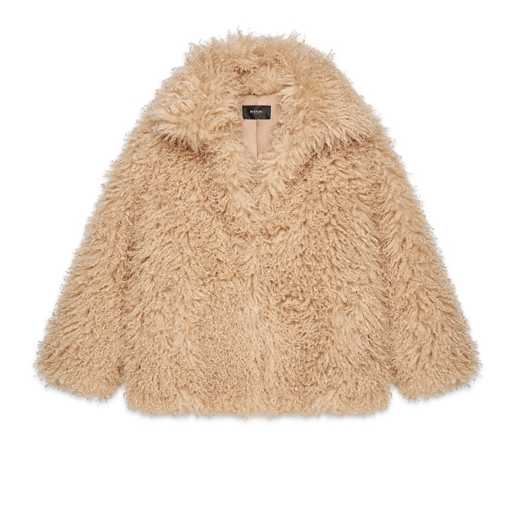 Шуба из экомеха