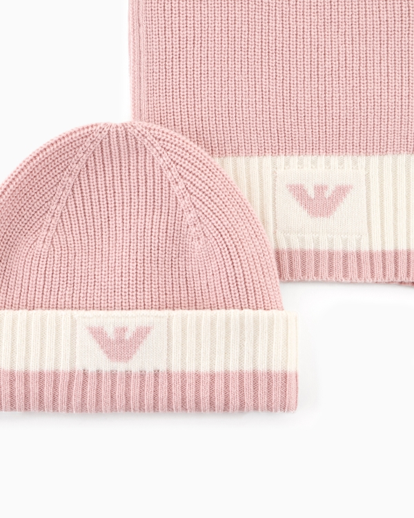 комплект шапка и шарф